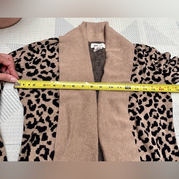 Yes Lola Leopard Print Cardigan Size XS - Picture 5 of 8